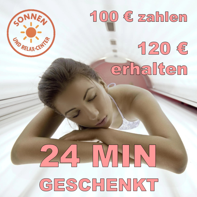 24 MINUTEN GESCHENKT | Guthaben-Karte 100 € – 120 € erhalten: Dein Relax-Abo für Körper & Seele!